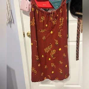 Urban outfits floral mini dress